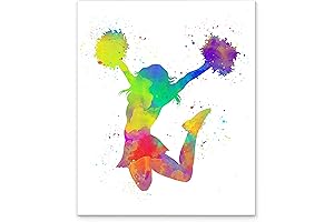 Cheerleading Sport Abstract Master Piece- "But Im A Cheerleader" Wall Art