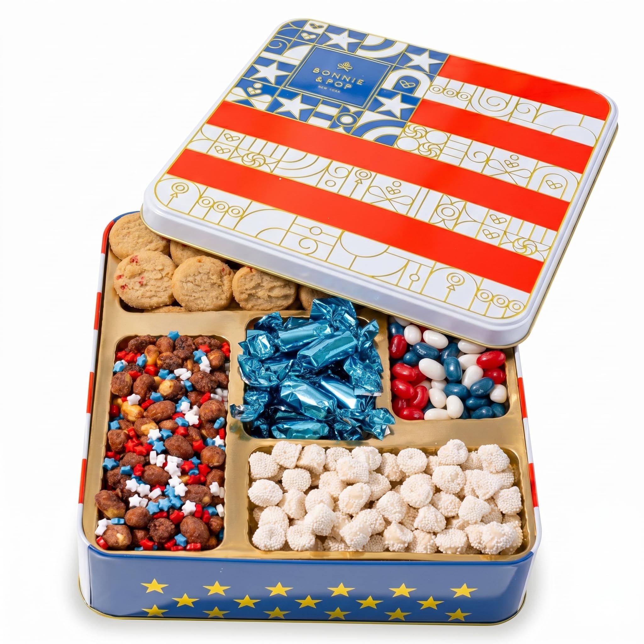 Bonnie & Pop Patriotic Candy Tin