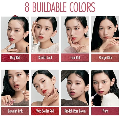 Miniatura 5 de ALLIONE - Bálsamo labial coreano, tinte labial hidratante tintado, tinte labial de terciopelo de larga duración, tinte labial de aspecto natural