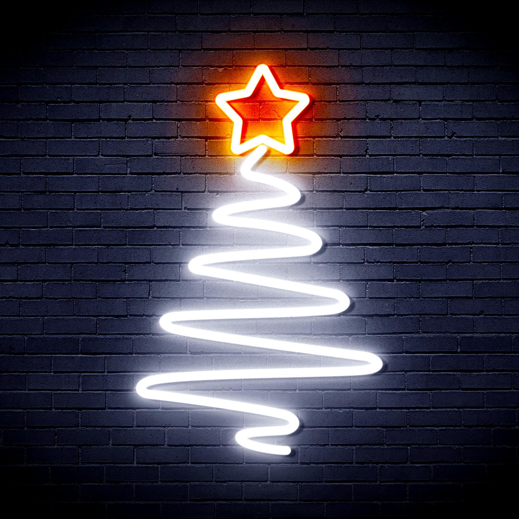 Amazon.co.jp: モダンクリスマスツリーフレックスシリコンLEDネオン