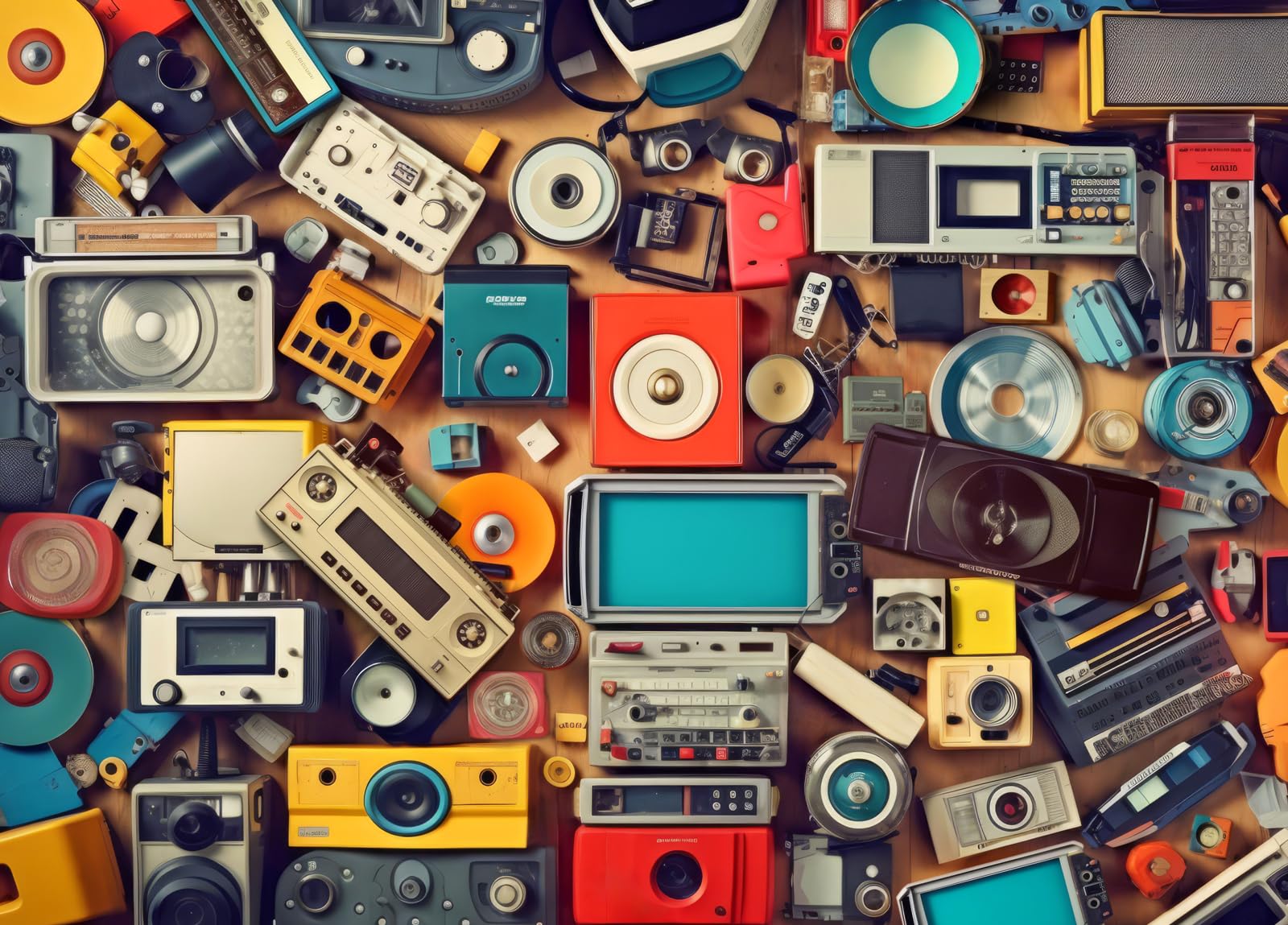 Bullglesup Jigsaw Puzzles for Adults 1000 Pieces, Antique Collection Letter on Back Interlock Perfectly No Dust, Home Decors Family Challenge Toys for Men Women Seniors (27.5"x19.6"), 1:1 Poster