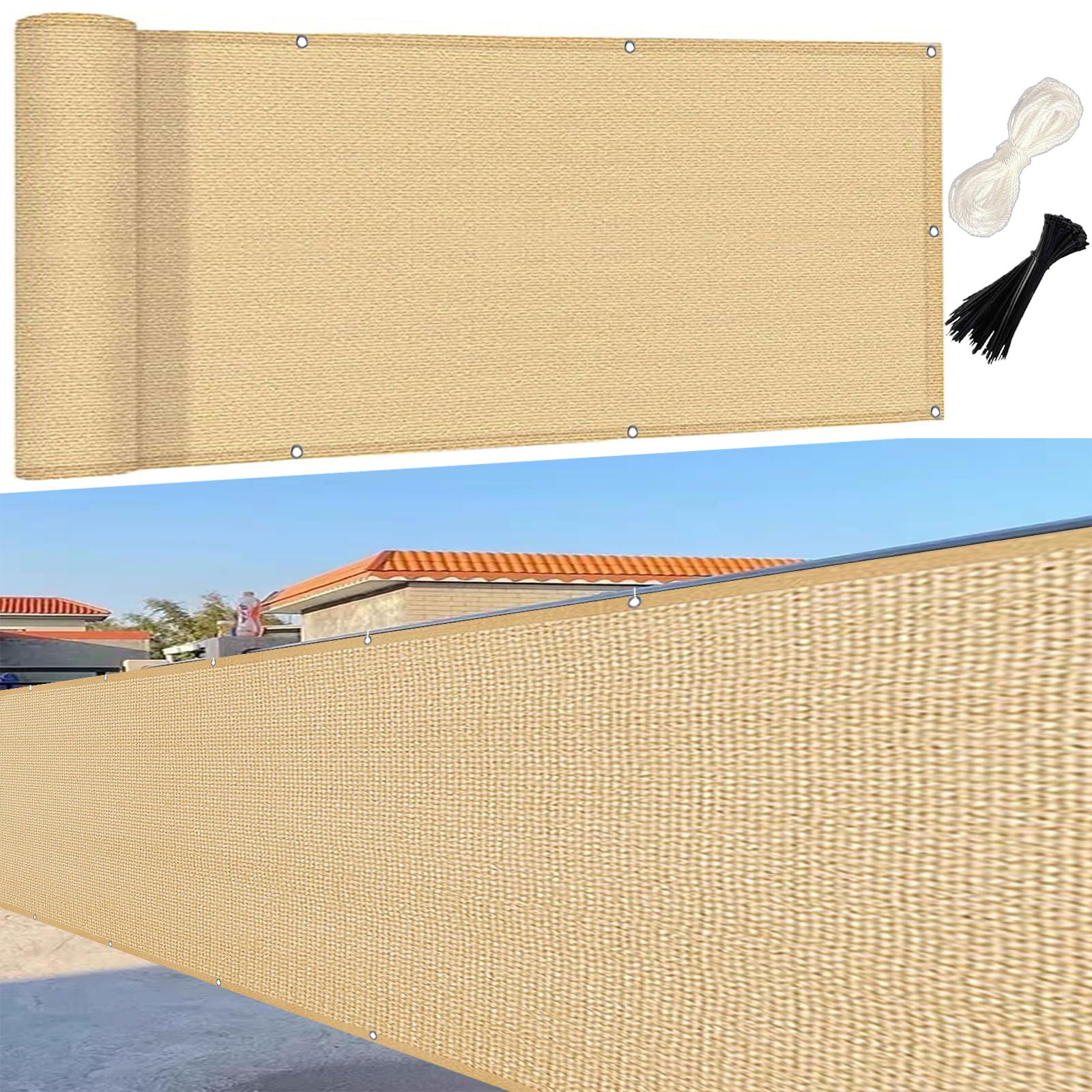 Brise vue balcon pour jardin et terrasse pour créer un coin d'ombre