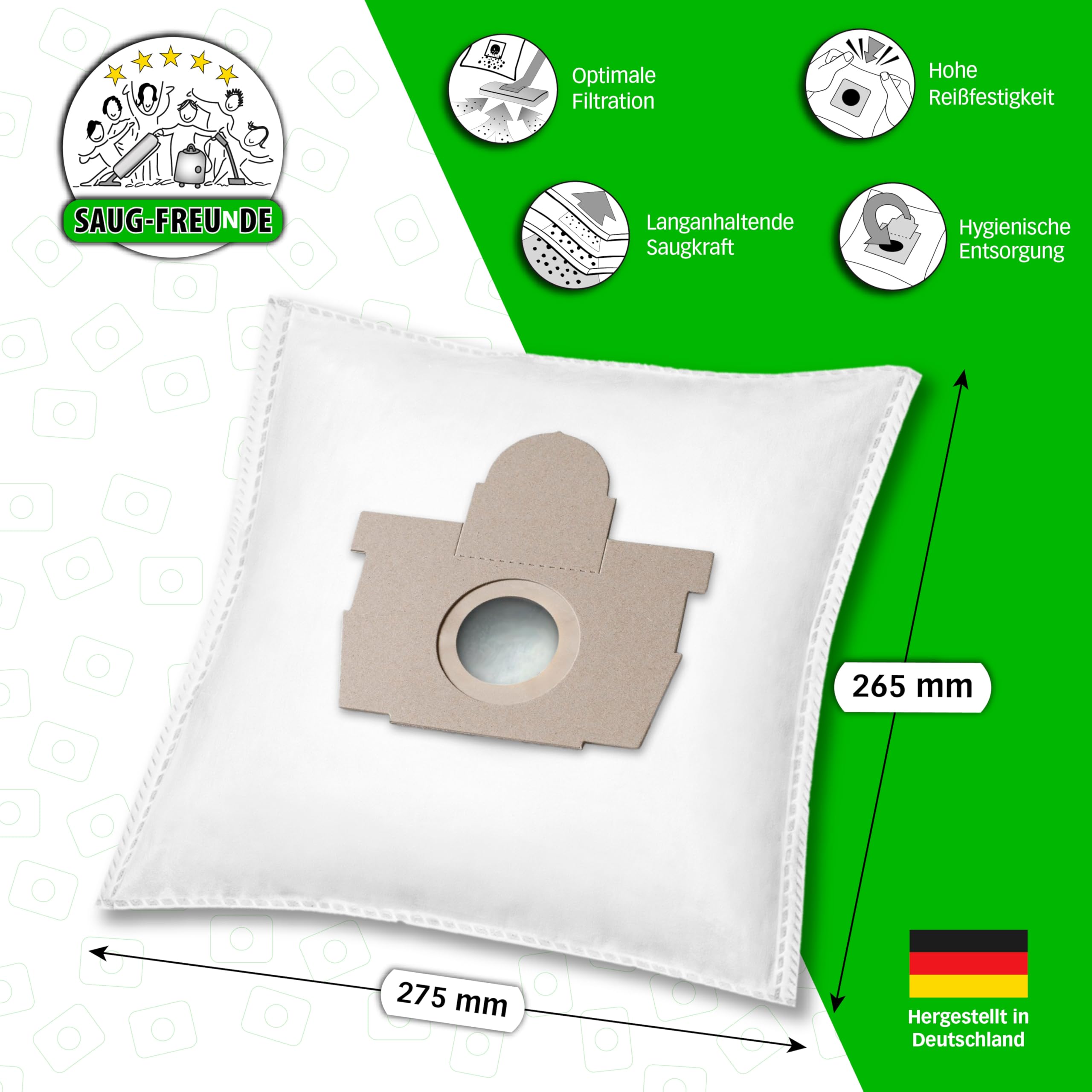 10 Sacs d'aspirateur pour Rowenta Silence Force 4A Classic + RO6432