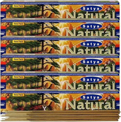 Vista 62 de Satya Sai Baba Nag Champa - Varitas de incienso de 0.53 oz y soporte - Paquete de 6 (aproximadamente 90 varillas)