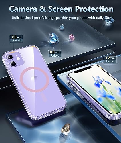 Miniatura 1365 de Fntcase Funda para iPhone 15 Plus y 14 Plus de 6.7 pulgadas, magnética, a prueba de golpes de grado militar, antiamarilleo, delgada, protectora