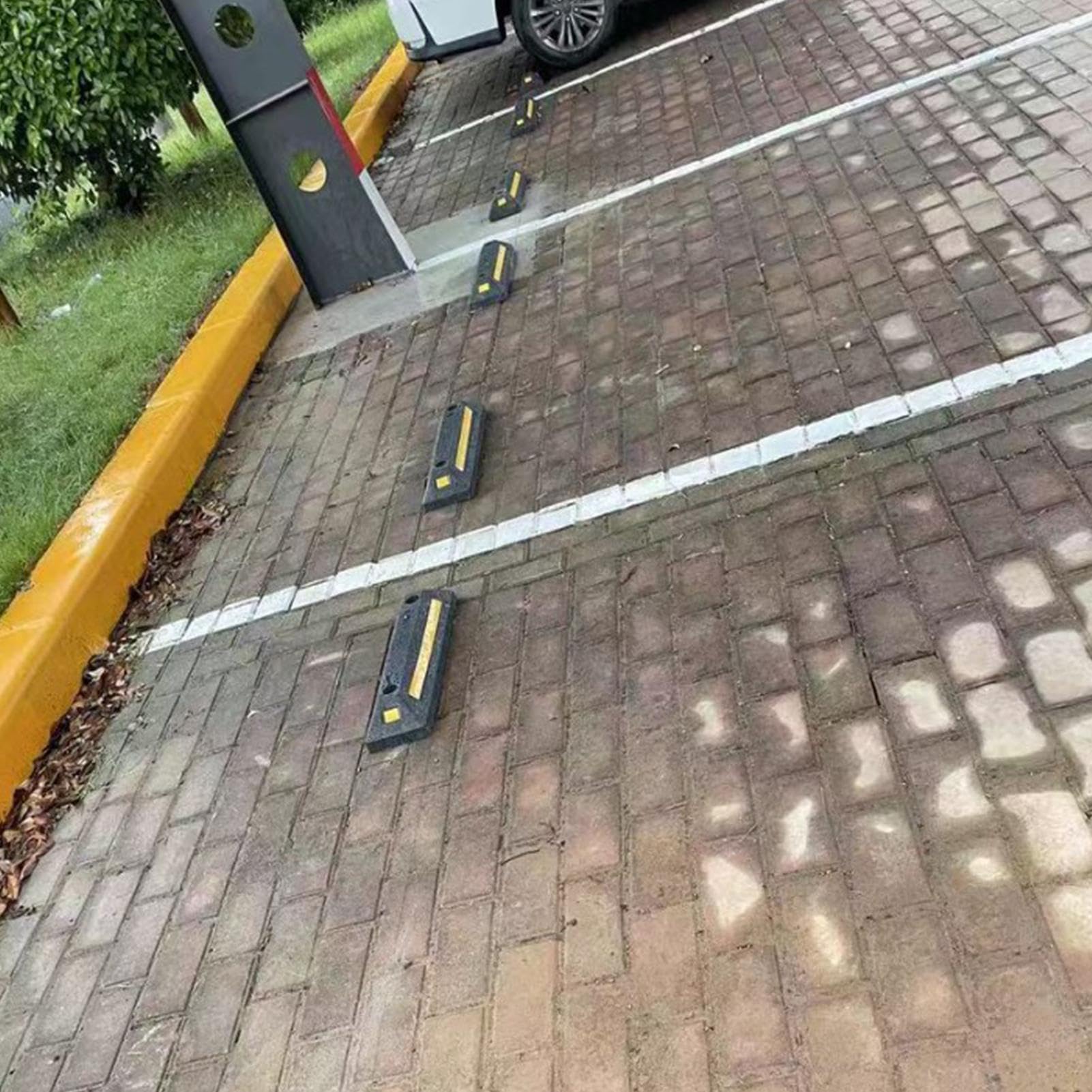 -Unterlegkeile, Wohnwagen-Nivellierblöcke, rutschfeste Motorrad | Unterlegkeile, stoßdämpfende Wohnmobil-Unterlegkeile 53 x 15 x 10 cm/20,87 x 5,91 x 3,94 Zoll für Autos, LKWs