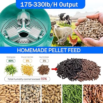 Feed Pellet Machine, Animal Feed Mill Machine with Diesel Engine