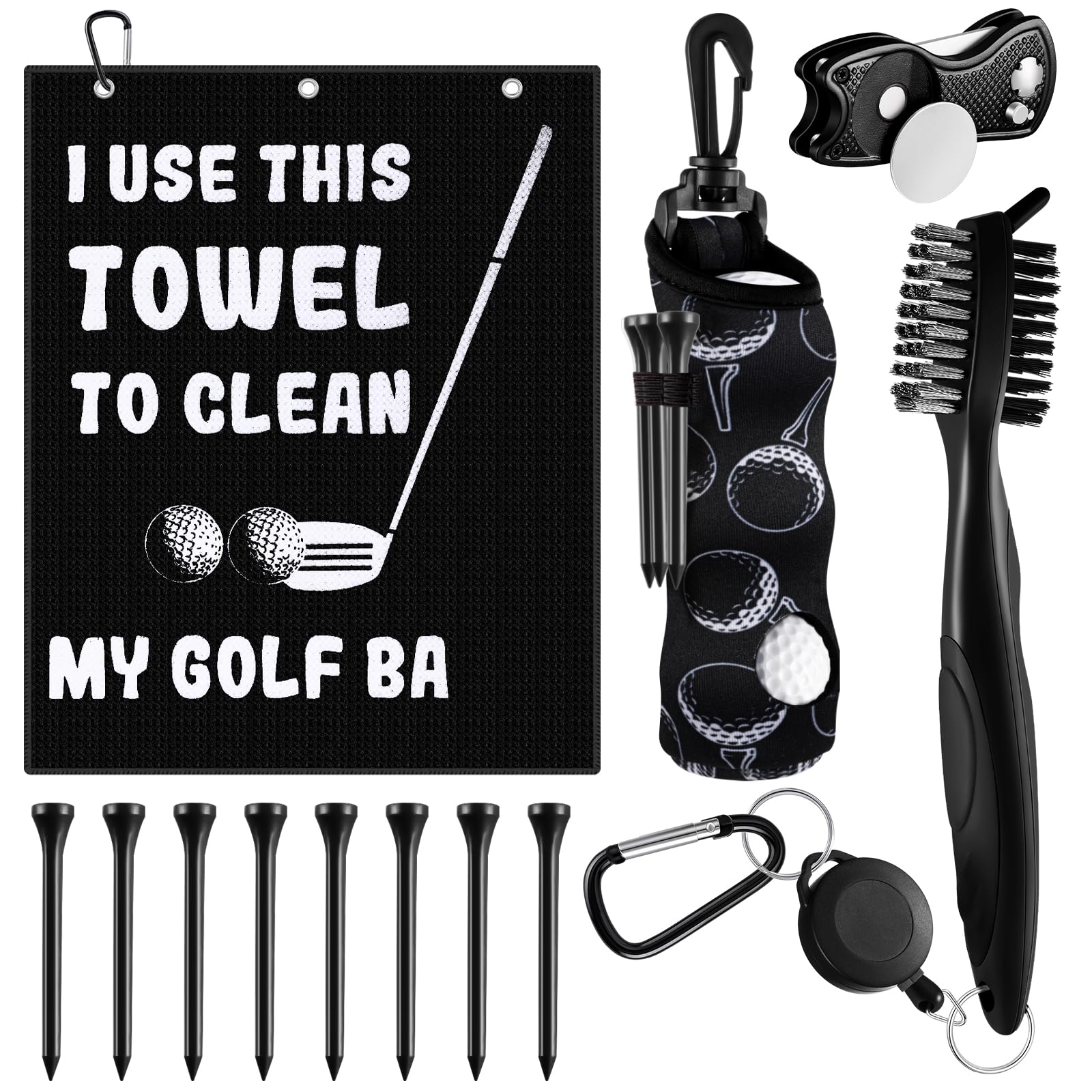 Liliful 12 Pcs Golf Accessories Kit Golf Stuff Gifts for Women Man