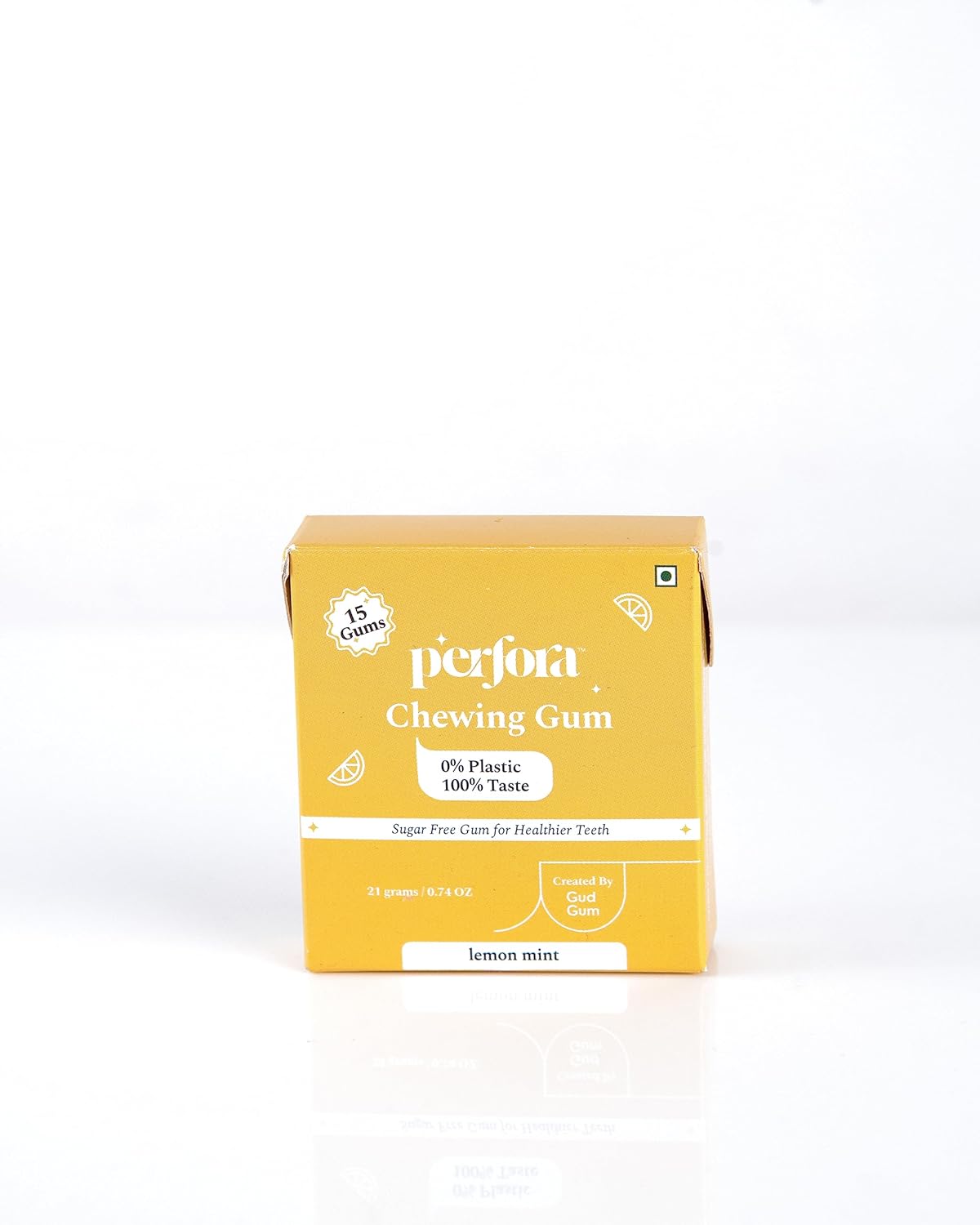 Natural, Plastic Free Chewing Gum Pack of 1 No Added Artificial