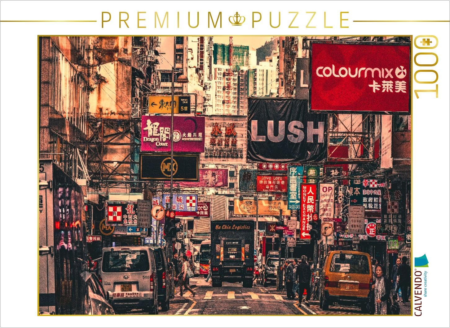 CALVENDO Puzzle Hong Kong 1000 Pieces 64 x 48 cm from Peter Roder