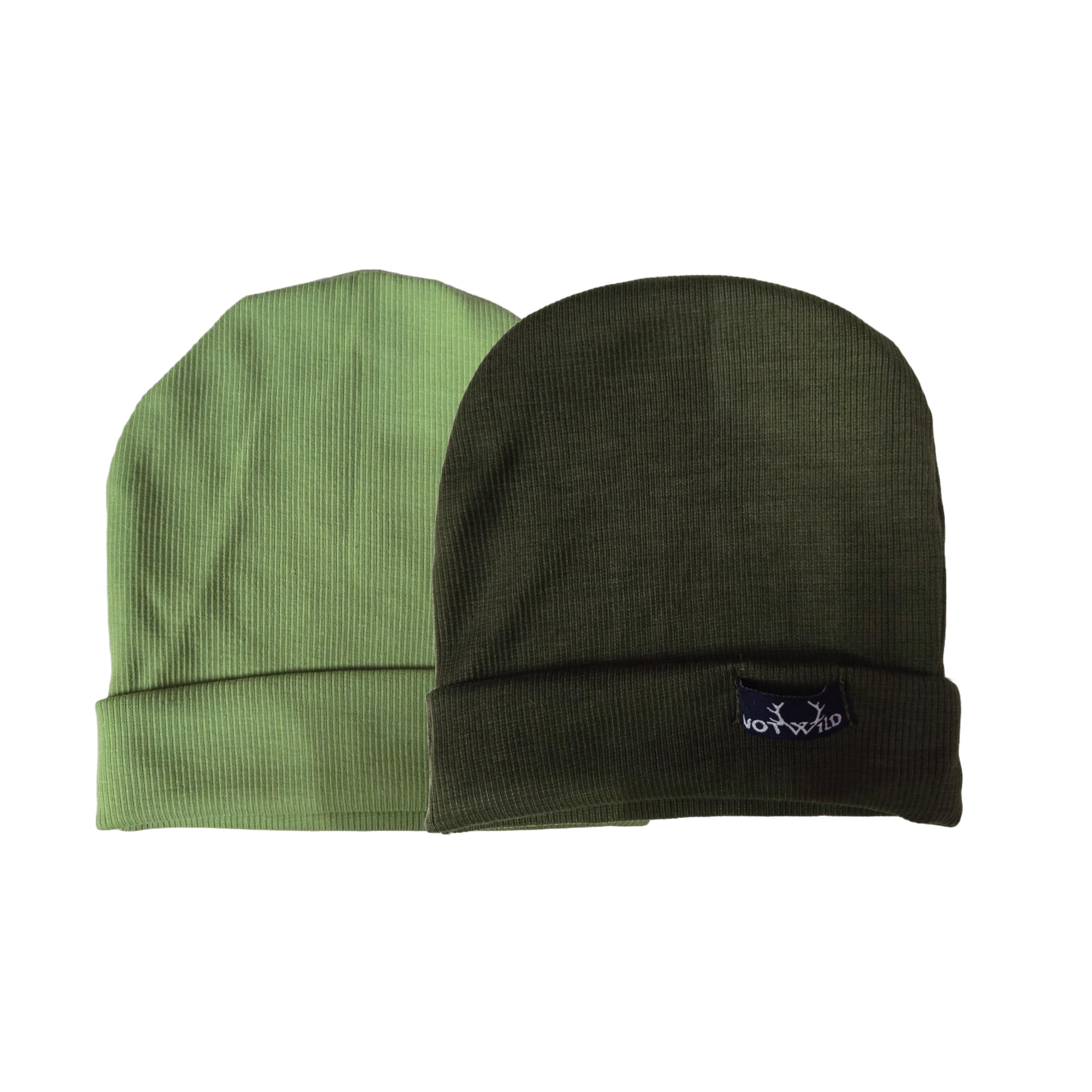 NOTWILD Kids Cotton Winter Cap Plain Warm Comfortable Hat Combo Pack of 2 Soft Stretch Beanies Warm Cold Weather Beanie Hats for Unisex Kids-image-41