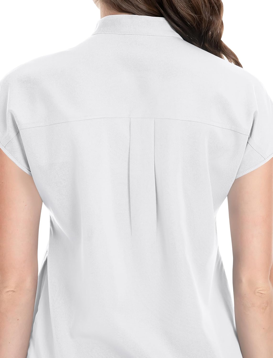 niaahinn Scrubs Set for Women Nurse Uniform Jogger Suit Stretch Top & Pants with Multi Pocket for Nurse Esthetician Workwear - Image 4