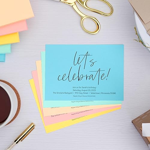 Miniatura 5 de Astrobrights Mega Collection, cartulina de colores, surtido de 5 colores pastel intenso, 320 hojas, 65 libras/176 gsm, 8.5 x 11 pulgadas, más hojas