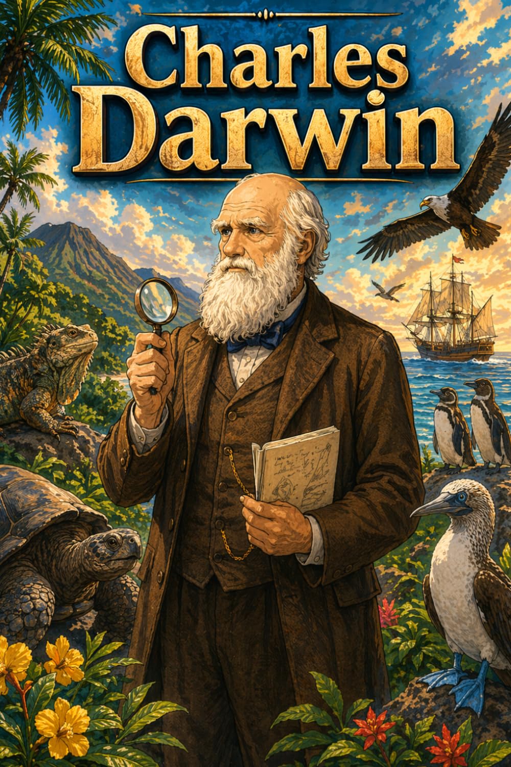 Charles Darwin: Evolution Nature Science Discovery Theory Animals Biology Biography (Icons of History Manga)
