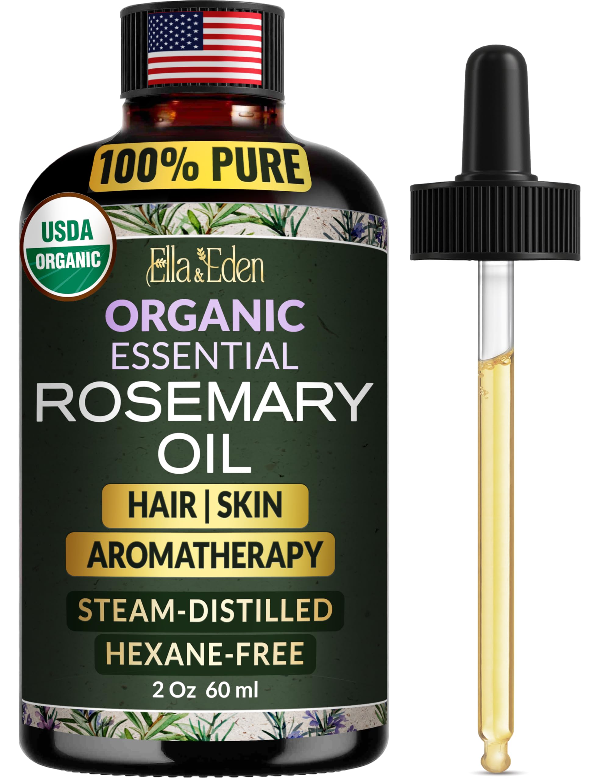 Ella & Eden Organic Rosemary Oil
