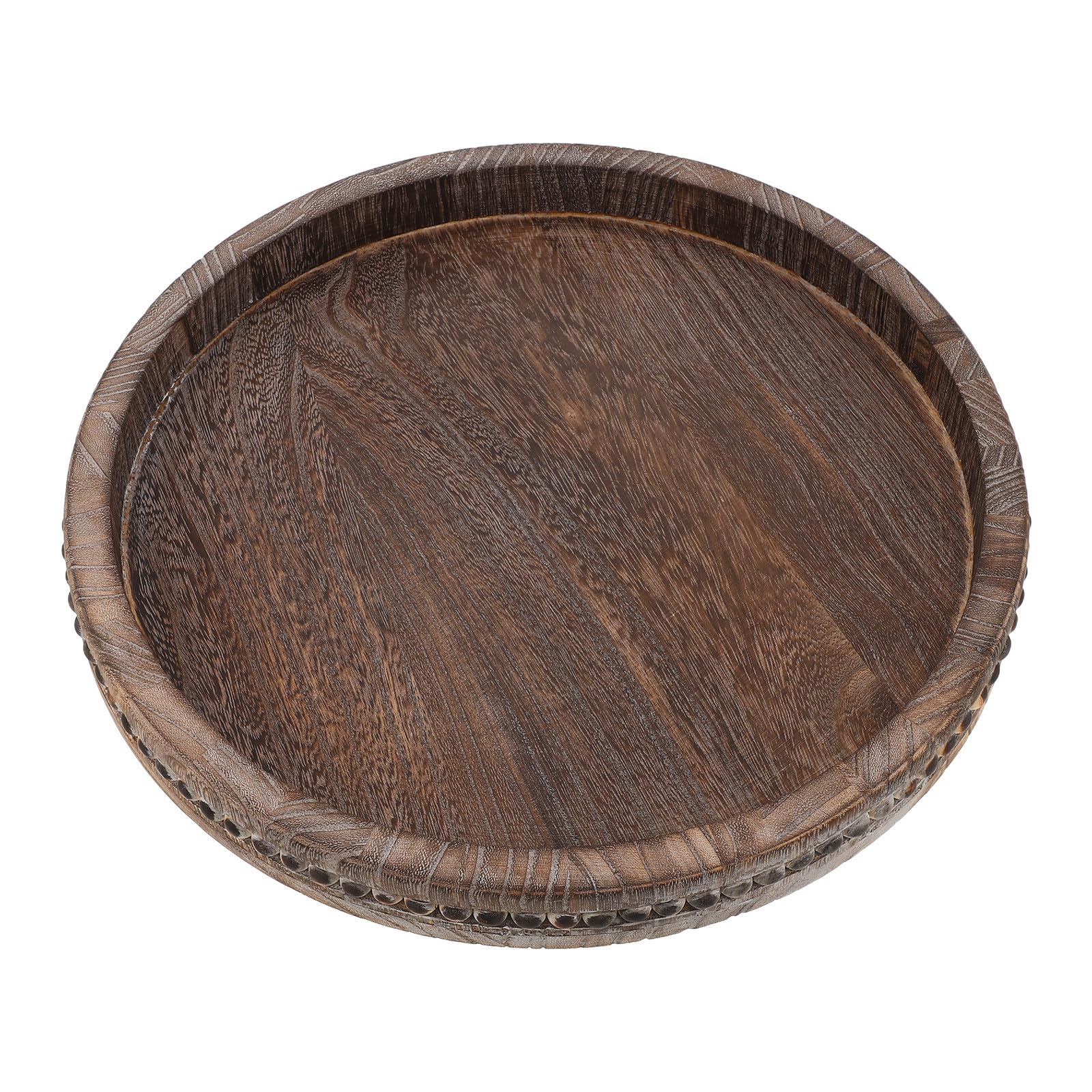 Bandeja de madera vintage redonda un regalo ideal para bodas y aniversarios