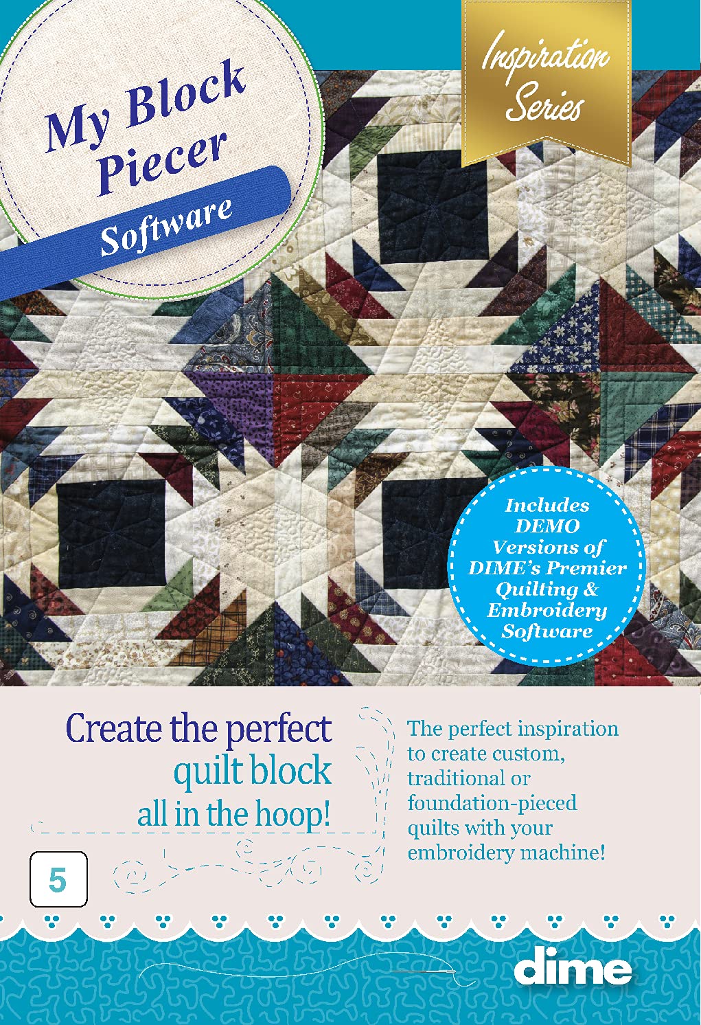 My Block Piecer Software for Machine Embroidery