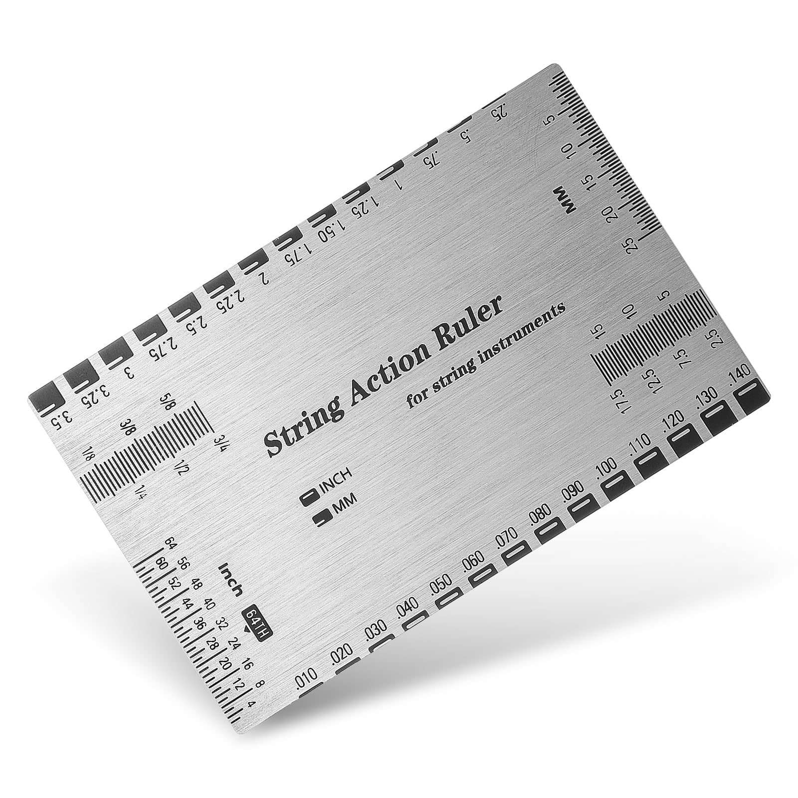 Snapklik.com : String Action Ruler Guitar Setup Ruler Guitar String ...
