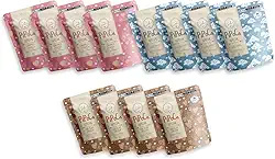 Kit Pipocas Gourmet Sinta+ Leite em Pó + Caramelo Flor de Sal + Chocolate 50% Cacau (12 unidades)