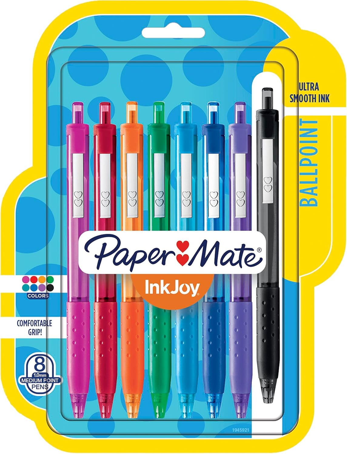 Paper Mate InkJoy 300RT Retractable Ballpoint Pens, Medium Point (1.0mm), Assorted, 48 Count, 6 Packs of 8