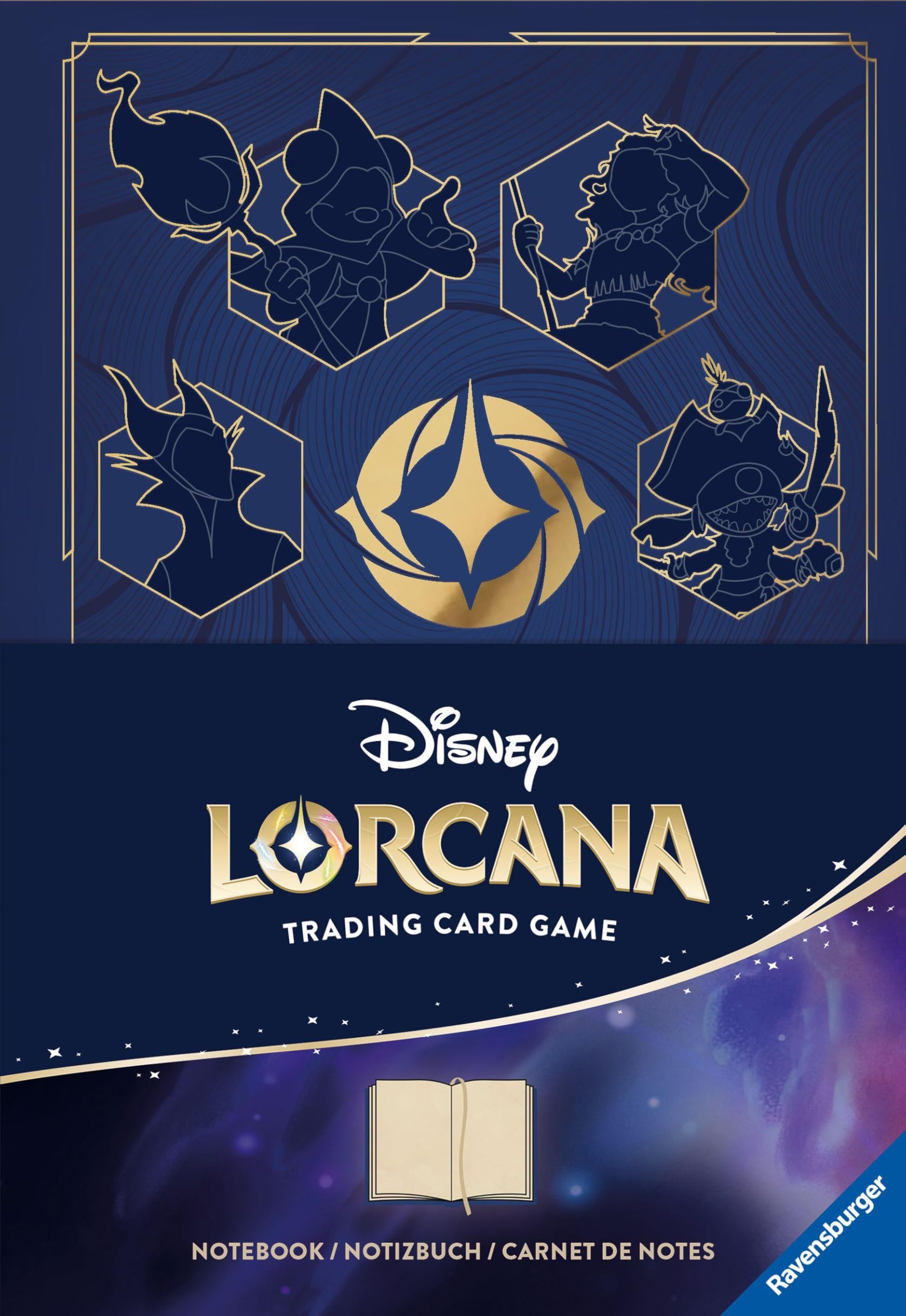 Disney Lorcana Trading Card Game Notebook (English and Spanish and French and Italian Edition)