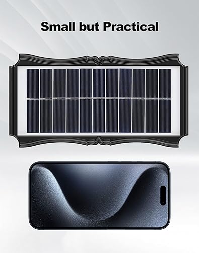 Miniatura 8 de Luces solares para exteriores, paquete de 6 luces de pared de 1500 mAh, luces de valla alimentadas por energía solar, IP65 para exteriores arriba y