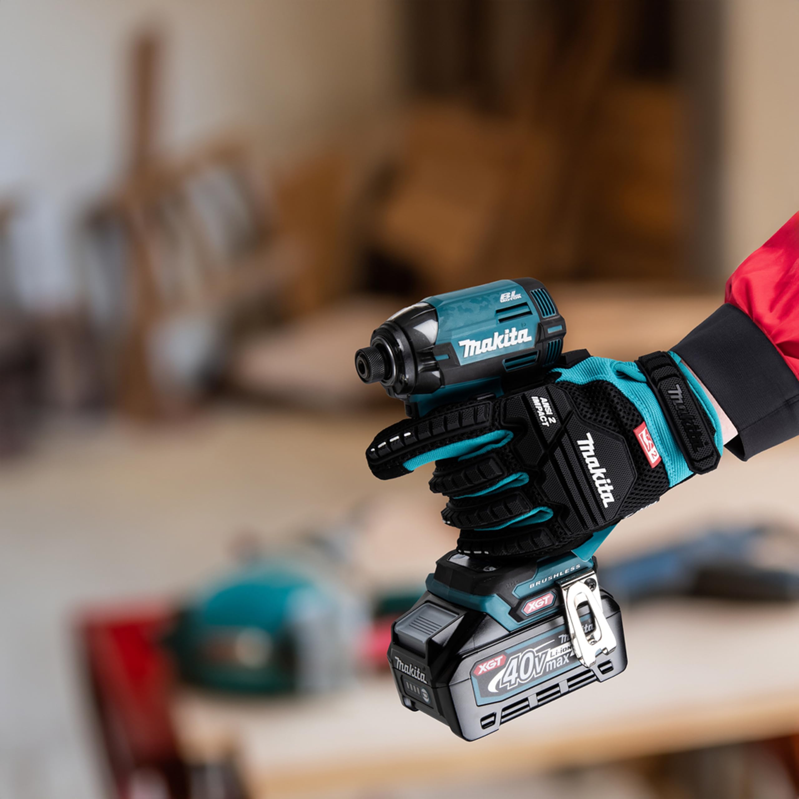 Makita Arbeitshandschuhe Gr. L P-84470 Gants de travail Taille: L 1 pc(s)