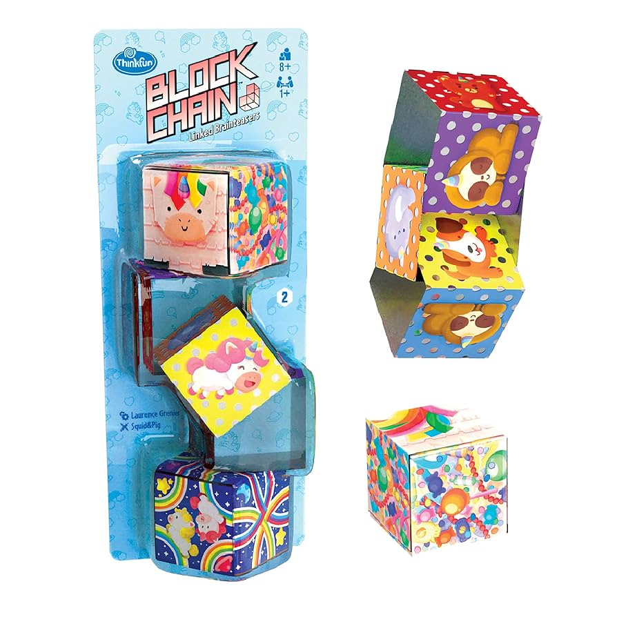 Amazon.com: ThinkFun Ravensburger Blockchain (Unicorns) STEM