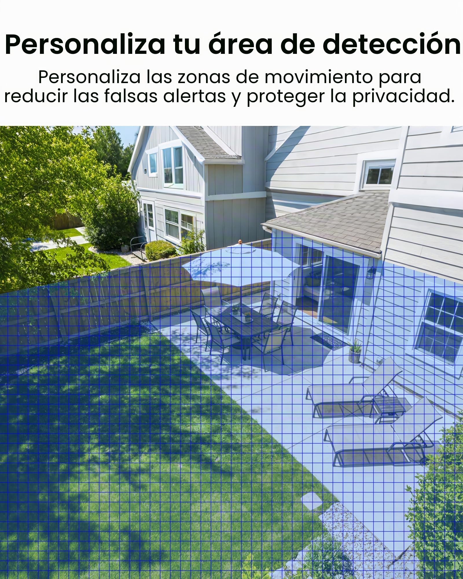 ZOSI Kit de Cámara Vigilancia Seguridad 5MP Lite 8CH H.265+ Grabador DVR con (4) 2MP Cámara Exterior, Visión Nocturna, Alarma de Movimiento, sin Disco Duro