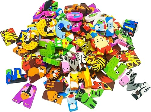 Miniatura 2 de ZAKVOOR Paquete de 78 borradores de lápiz de letras a granel para aula, recuerdo de fiesta, relleno de regalos, recompensa de trabajo escolar en casa