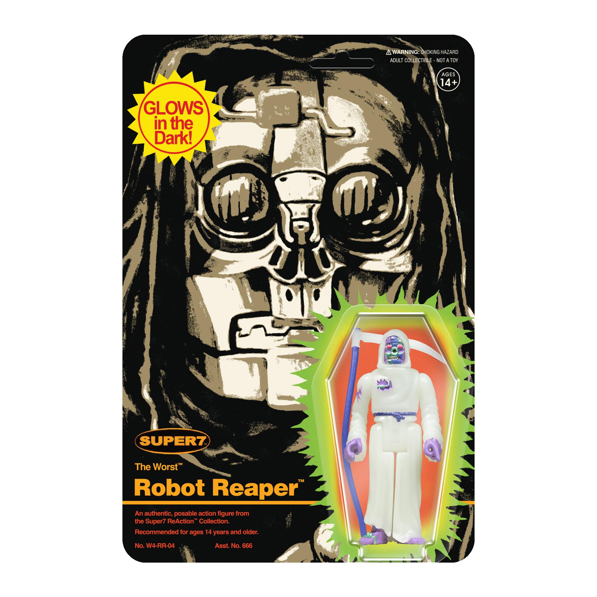 Amazon.com: Super7 The Worst Robot Reaper (Monster Glow