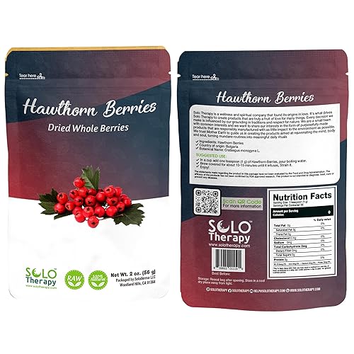 Miniatura 11 de Hojas y flores de espino - 1.98 oz - Corte y tamizado - Té de hierbas - Bolsa resellable - 1.98 oz - Calidad premium (hoja de espino y flor)