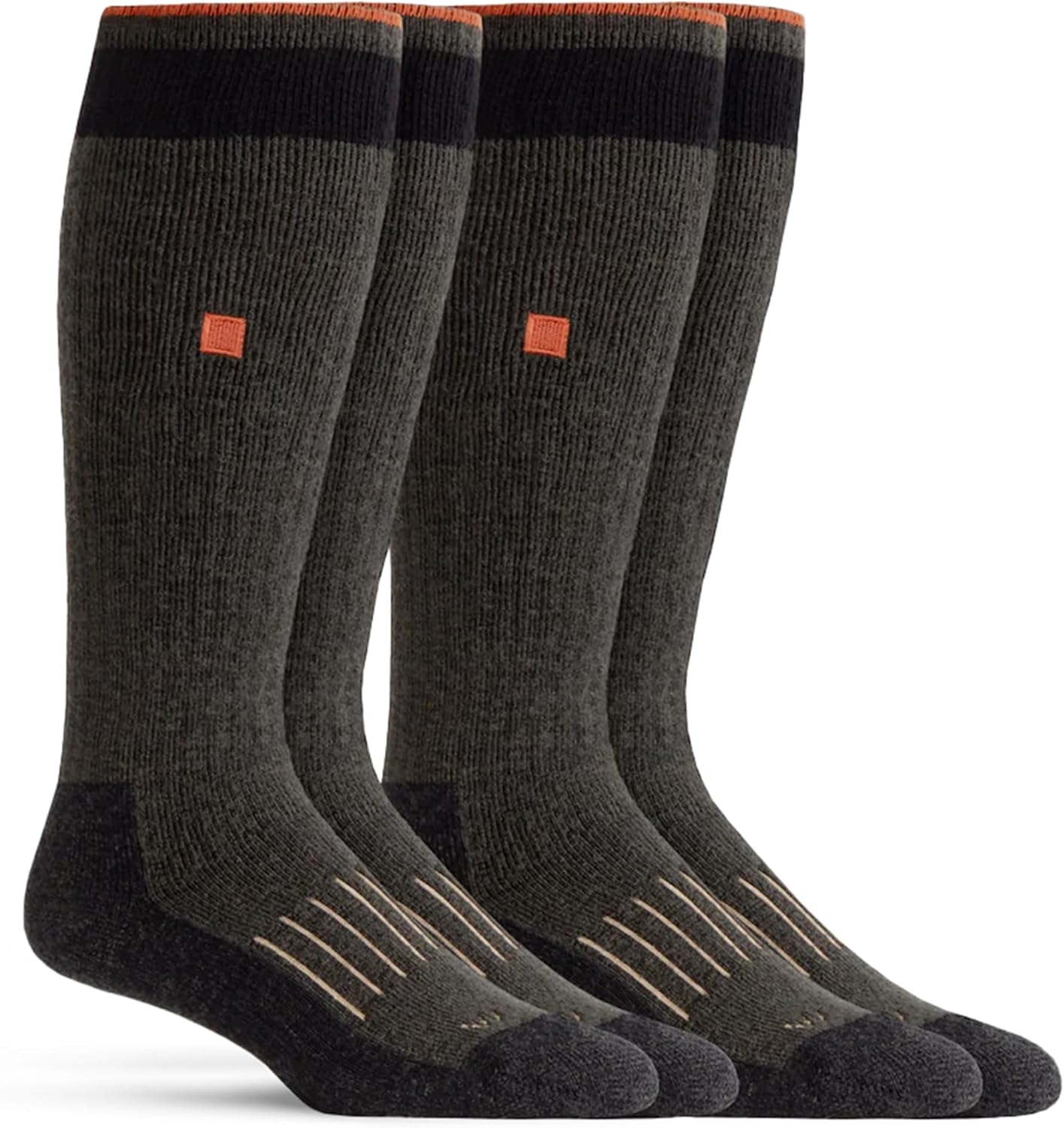 WORN Performance Merino Hunting Socks, Over-the-Calf, Full-Cushion, Sweat-Wicking, Thermal Warmth for Cold, Men & Women