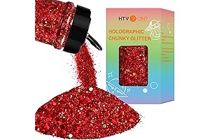 HTVRONT Red Glitter Spray Paint