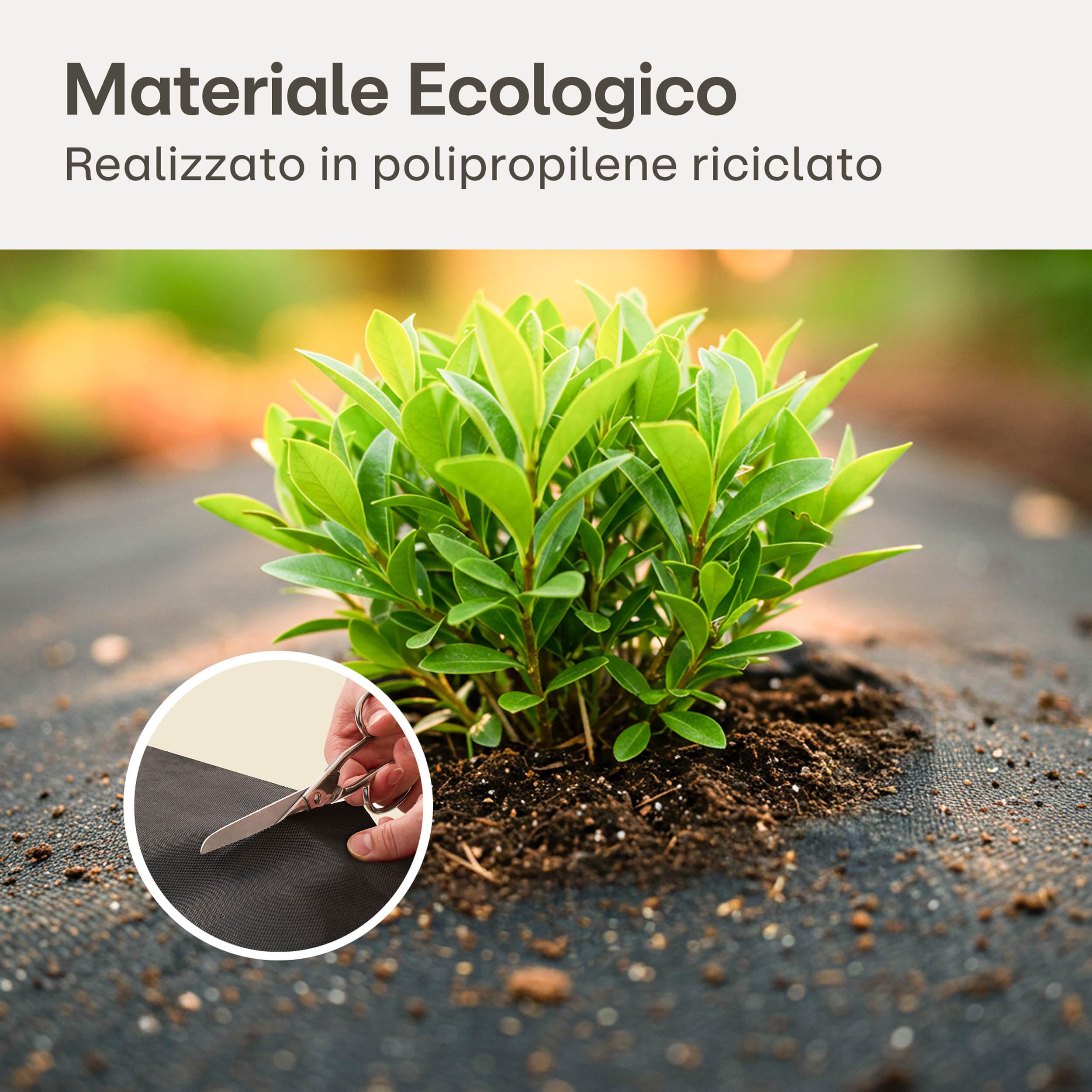 Praknu Telo Pacciamatura 150g/m² con 12 Picchetti – Extra Resistente & Antistrappo – 25m² Telo per Pacciamatura & Controllo Erbacce – Perfetto per Vialetti, Ghiaia & Giardini Rocciosi