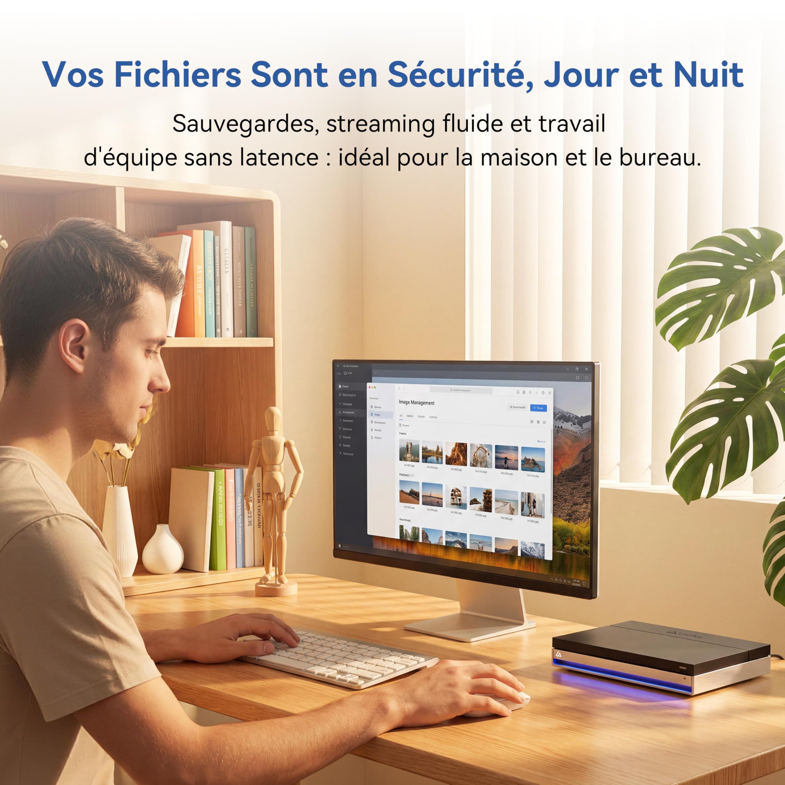 LincStation N2 NAS 6 Baies - Intel N100 Quad-Core, 16 Go LPDDR5, 128 Go eMMC, 10GbE, 2 Baies x2,5 HDD + 4 Baies xM.2 NVMe, 4K HDMI, Garantie 2 Ans, Stockage en Réseau (sans Disque)