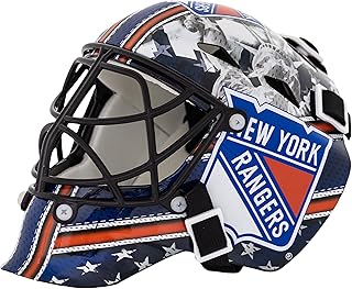 Franklin Sports NHL Team Logo Mini Hockey Goalie Mask with Case - Collectible Goalie Mask with Official NHL Logos and Colours