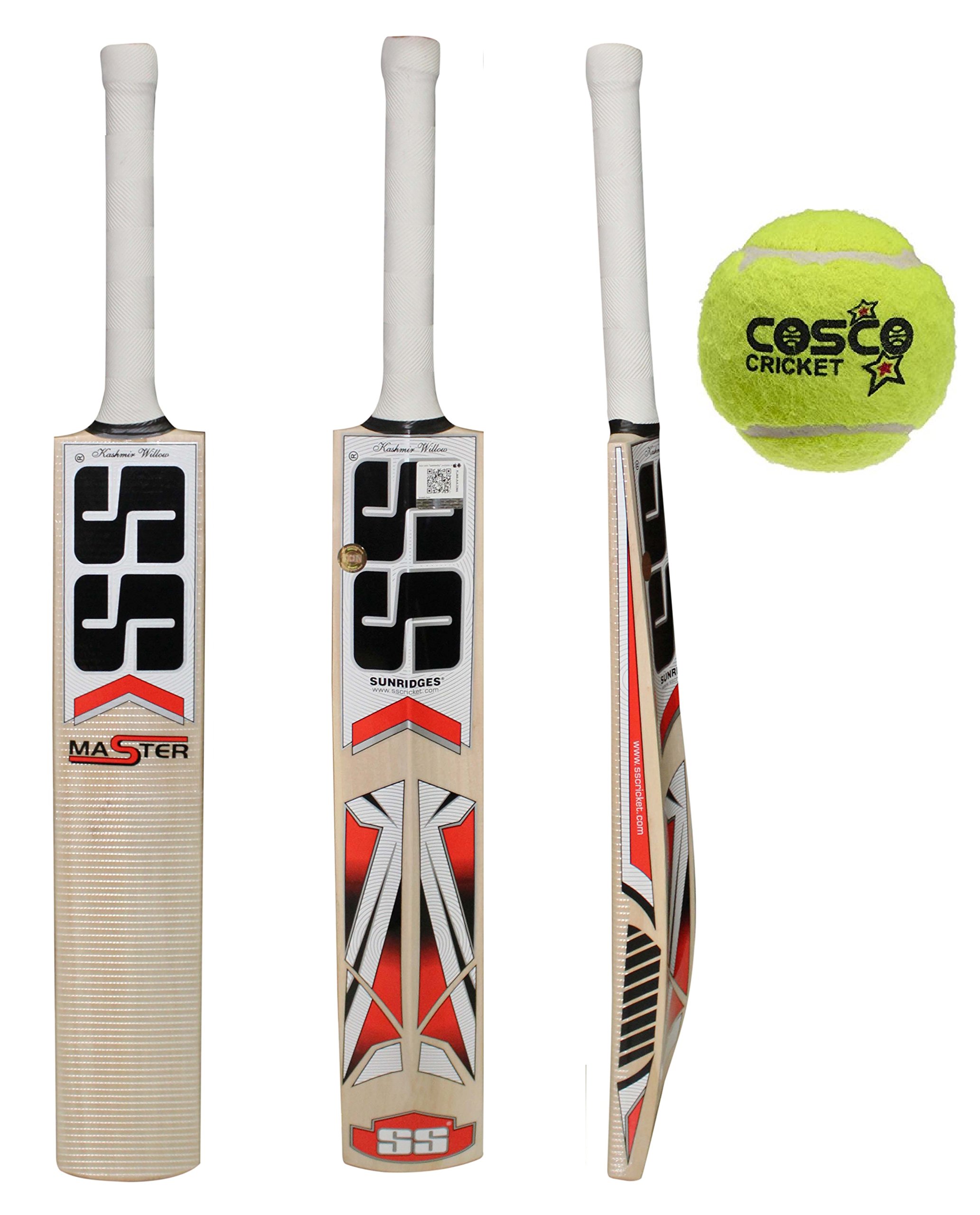 Buy SS MASTER Cricket Bat with free COSCO Cricket Tennis ball (Bat