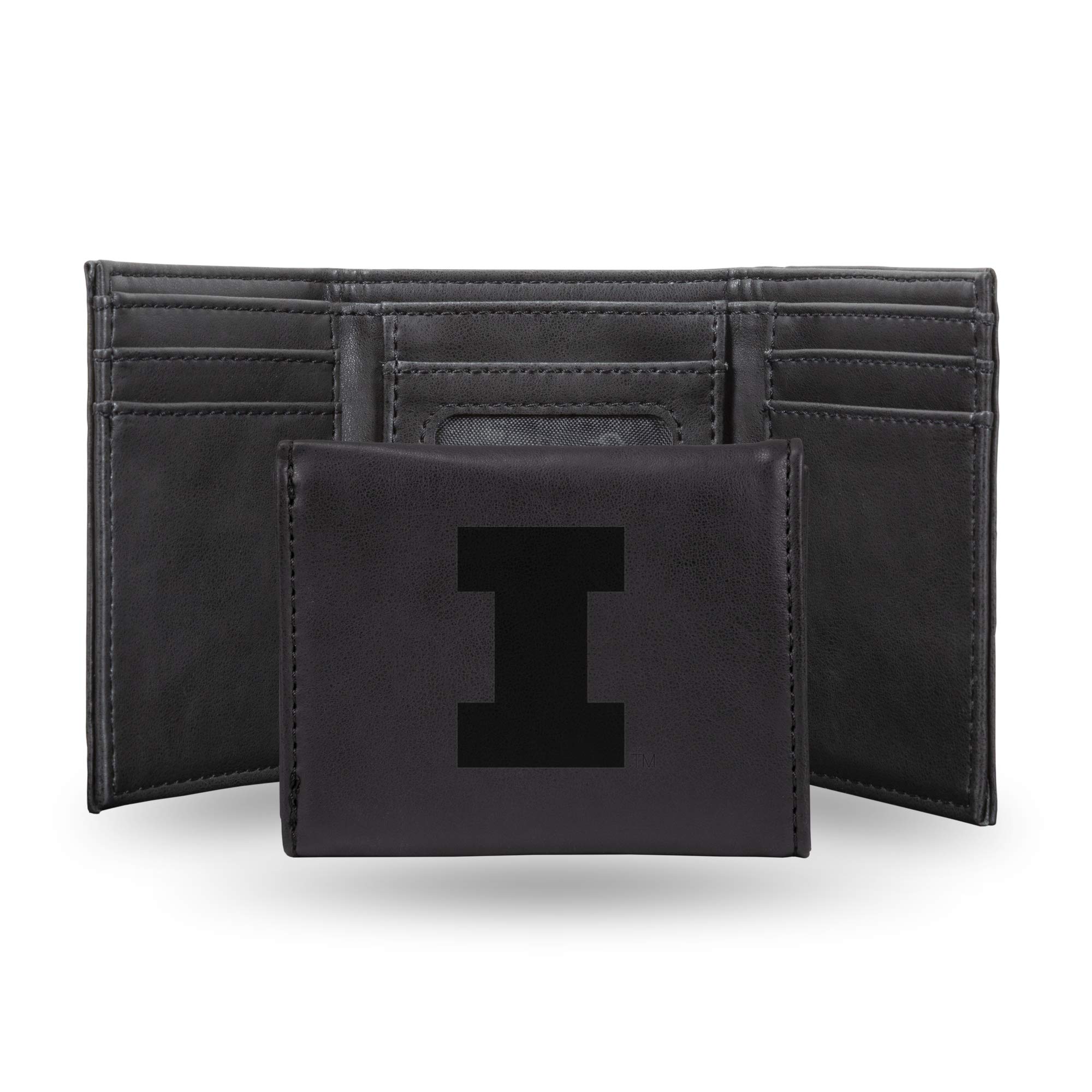 Rico Industries NCAA Laser Engraved Trifold Laser Engraved Tri-Fold Wallet - Men's Accessory