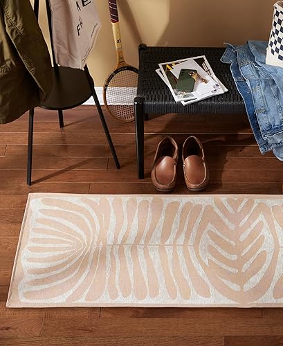 Miniatura 4 de TOWN & COUNTRY LUXE Livie Matisse Cutout Everwash - Alfombra decorativa lavable multiusos para cocina, tapete de pasillo de cocina, tapete de perfil