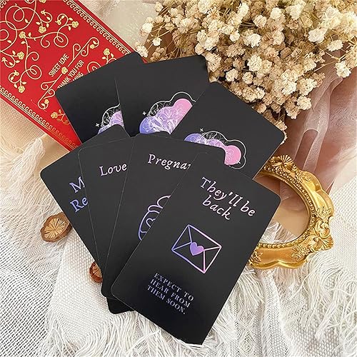 Miniatura 5 de Han Yu Bowen Cartas de oráculo de amor, cartas de tarot para principiantes, cartas de tarot de llama gemela, cartas de Oracle mazos con significados