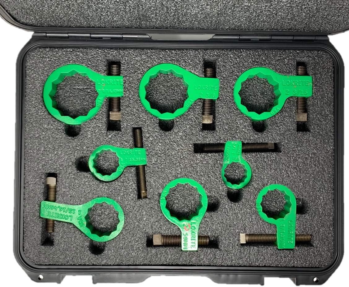 Hands-Free Box-End Backup Wrench, 8 Piece Set