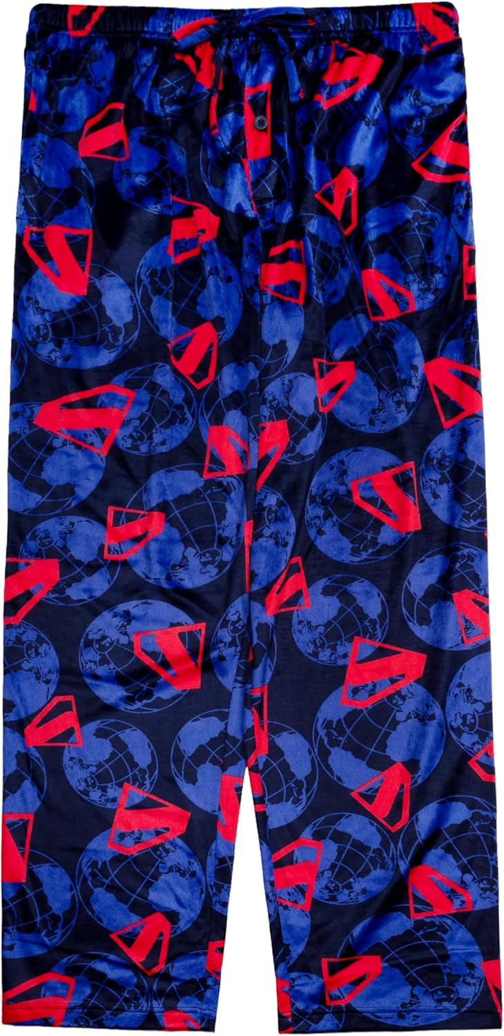 Superman mens Pajama Pants, Lounge Bottoms With Drawstring, Ultra-soft & Comfortable - Image 7
