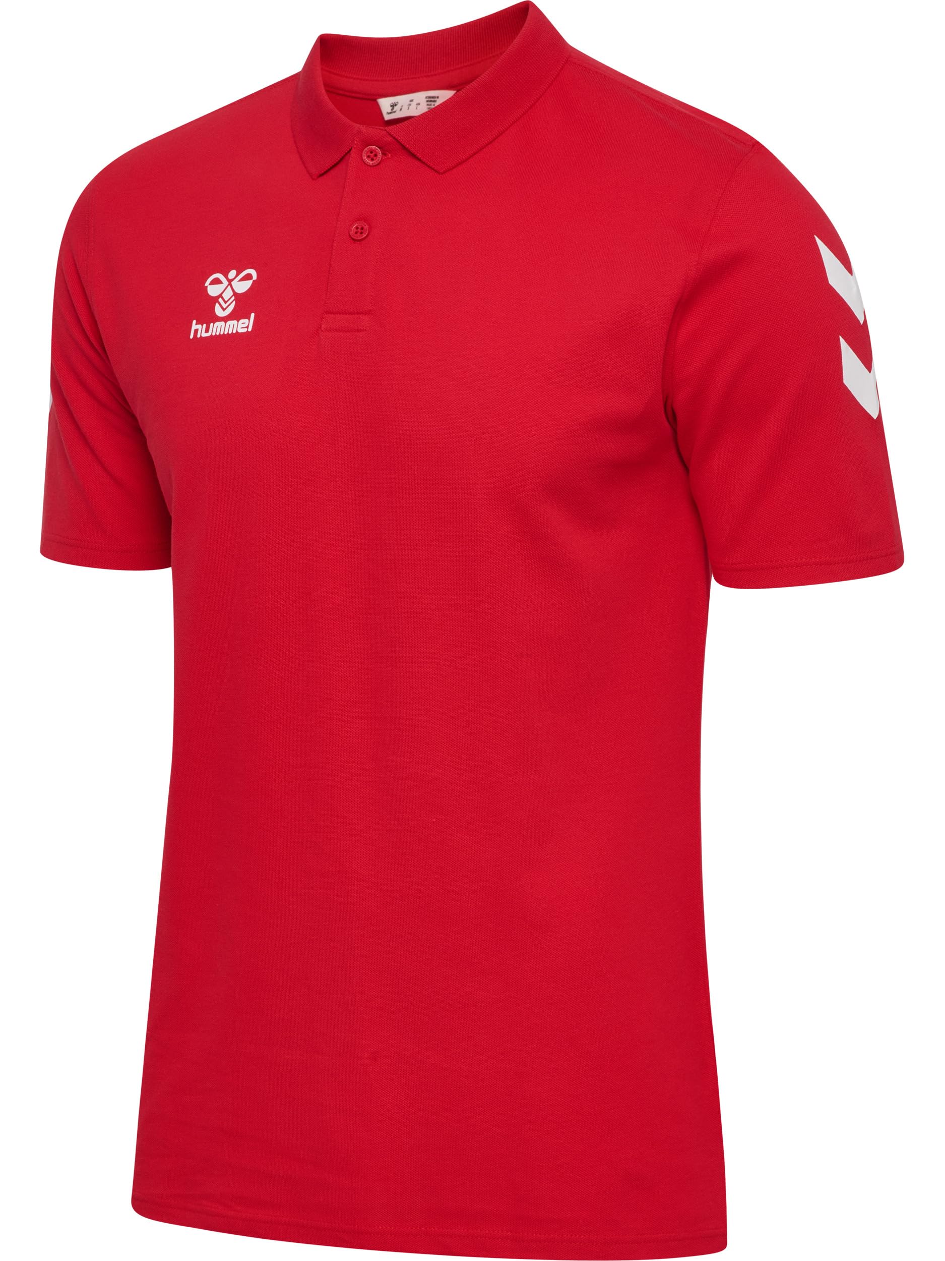 hummel hmlGO 2.0 Chevron Polo Shirt, True Red, 3XL