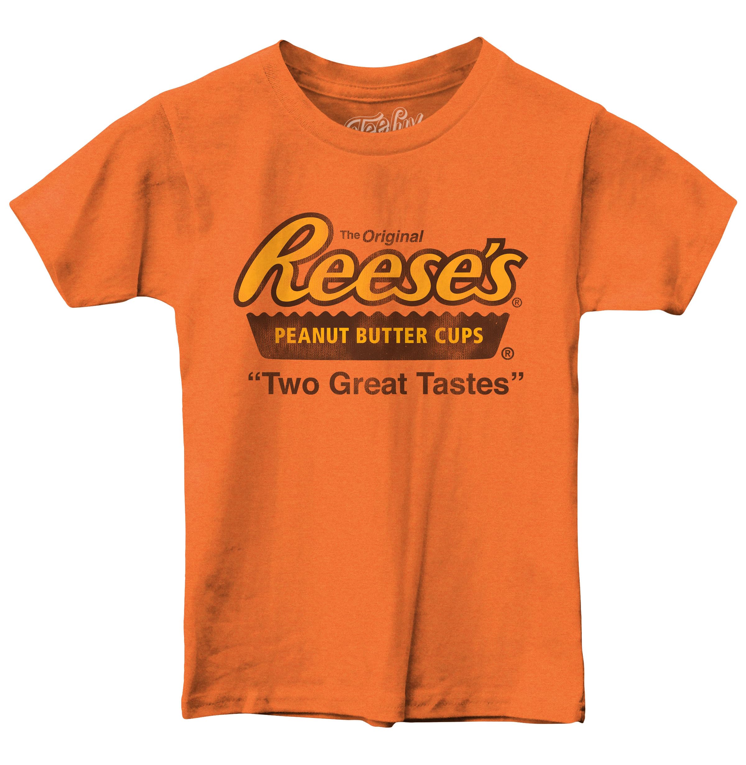 Tee Luv Big Boys Reese's Peanut Butter Cups Shirt - Kids Reeses Candy Shirt