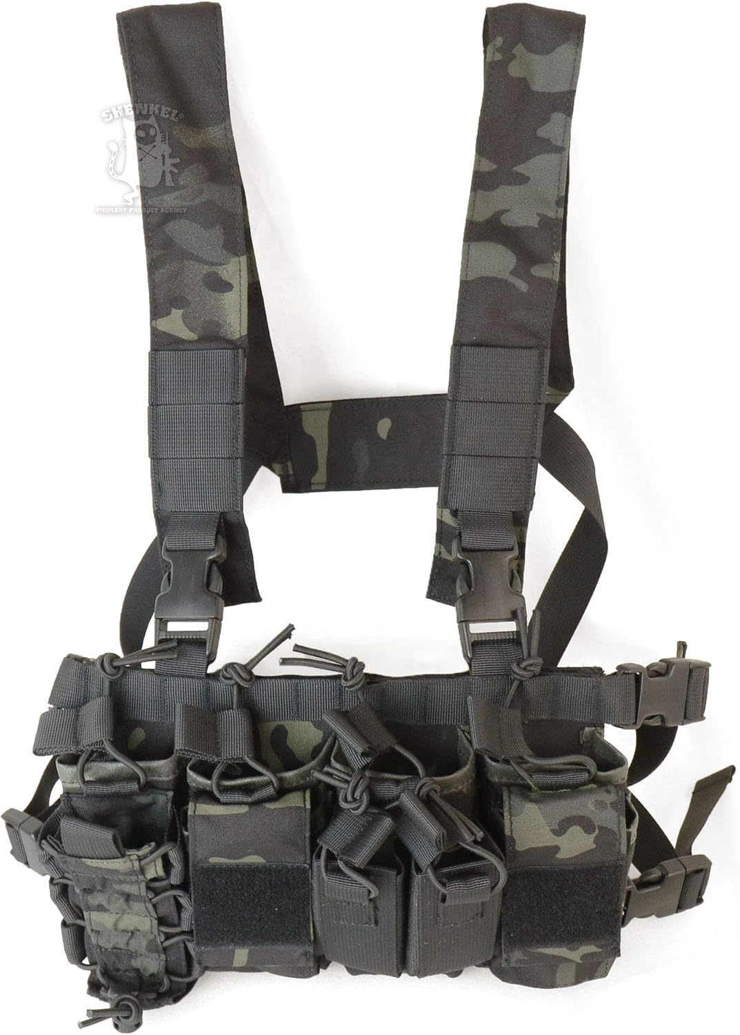 Amazon Shenkel 軽量 コンパクト D 3タイプ チェストリグ ライトウェイト Mcb マルチカムブラック 軽装備 サバゲー サバイバルゲーム ベスト タクティカルベスト 通販