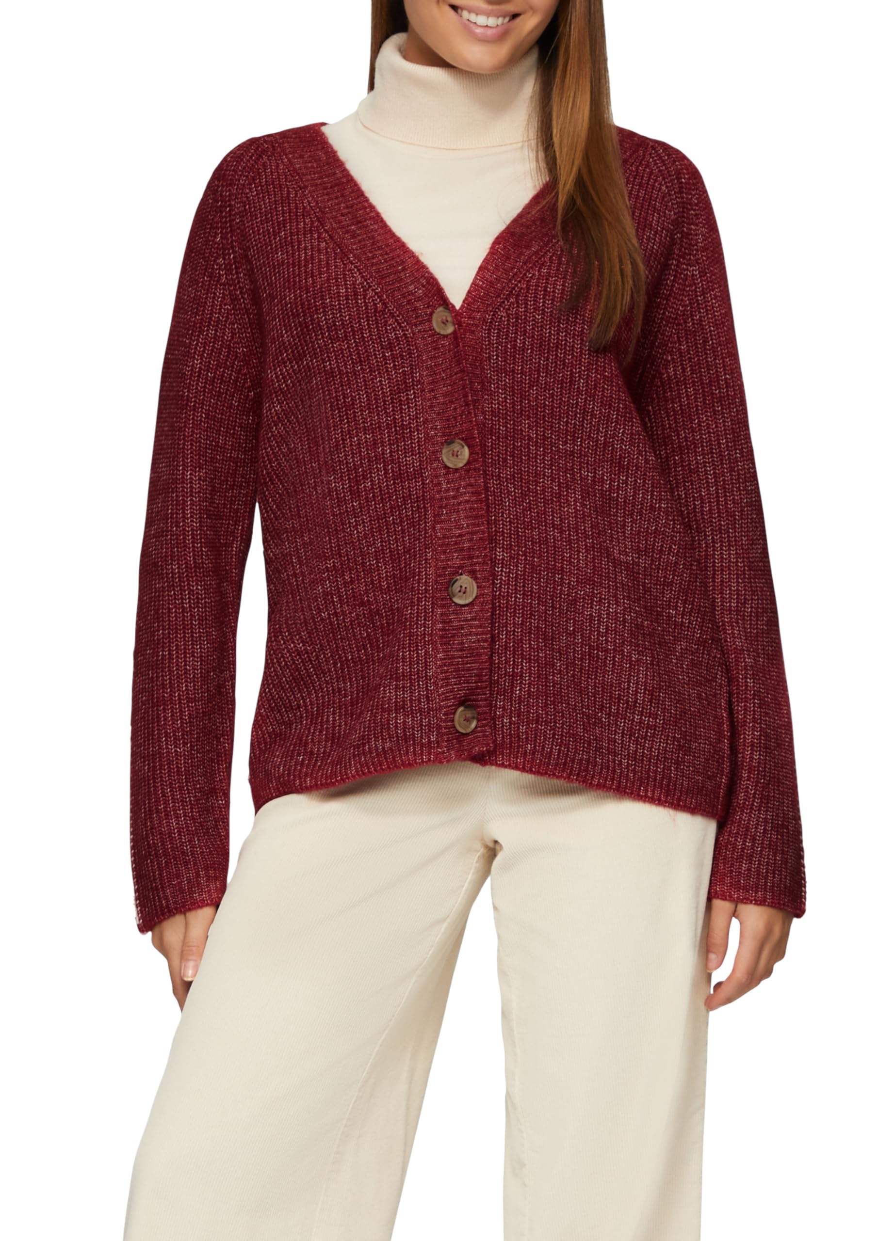 s.Oliver 2154073 Chaqueta de Punto Mezcla de Lana Mujer