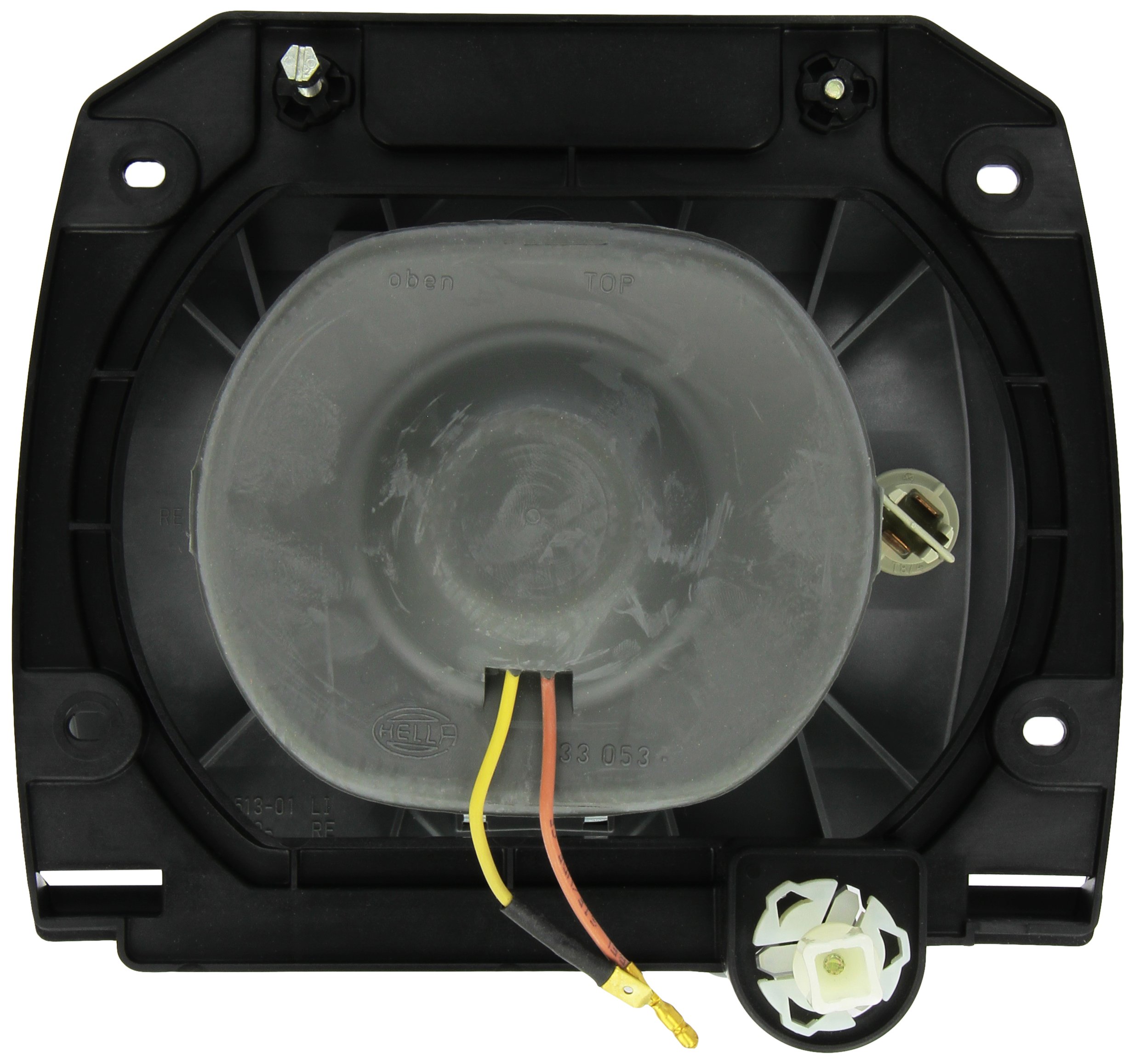 HELLA 1BL 005 740-101 DE/Halogen-Zestaw, reflektor - 12/24V - Zabudowa - Szyba rozpraszająca hartowana - z prawej