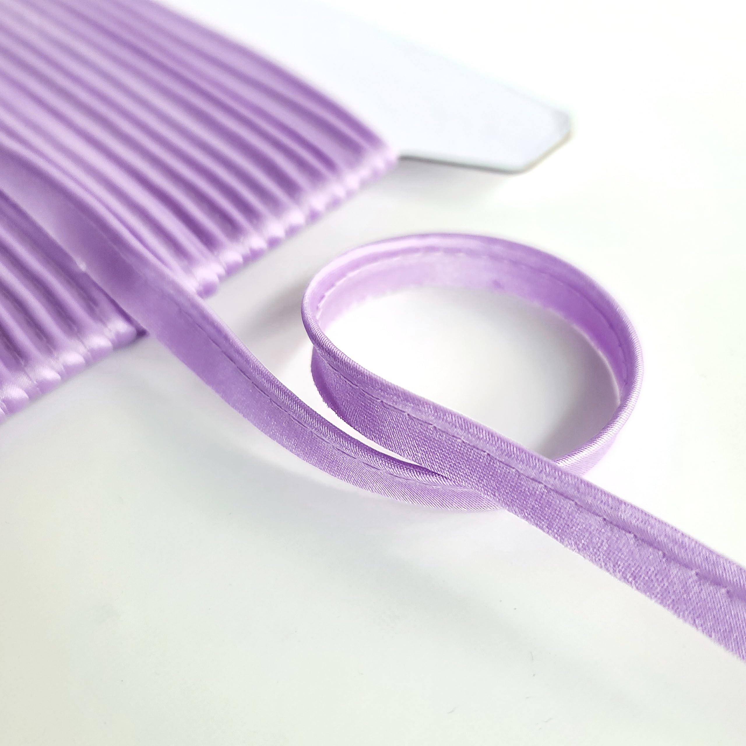 Satin Fabric Covered Flanged Piping Cord – Dressmaking & Garment Sewing Trim – 5 Metre Length