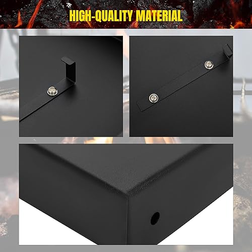 Miniatura 6 de KUAFU Tapa de parrilla de 28 pulgadas, compatible con Blackstone de 28 pulgadas, parte superior dura superior de parrilla de grasa delantera y